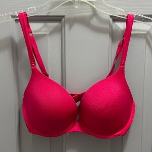 Victoria’s Secret Biofit Demi Uplift Fuchsia Pink Size 34D